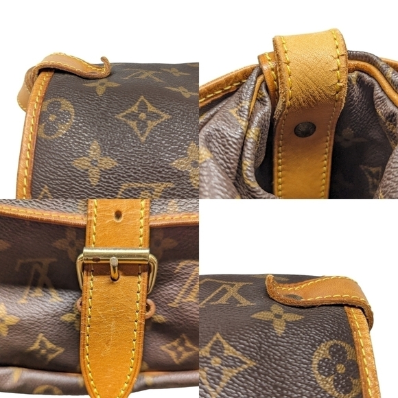 Louis Vuitton LV Monogram Saumur 35 Crossbody Messenger Travel Bag - Picture 6 of 16